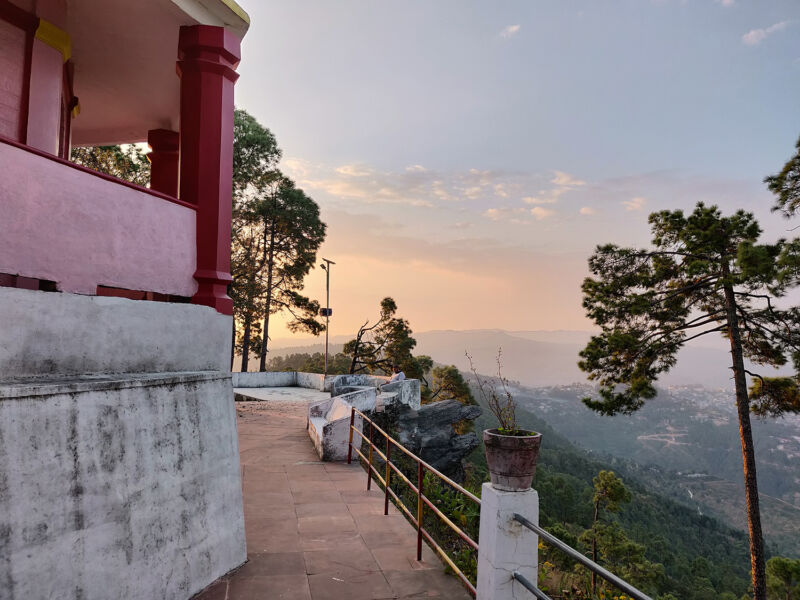 panoramic view of the Himalayas