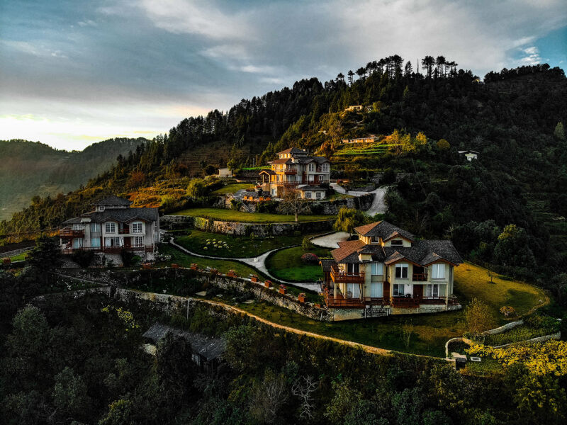 Kanatal hill stations views in India